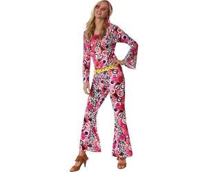 dressforfun® Déguisement hippie fleuri pour femme - L