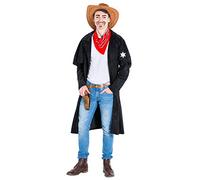 dressforfun Déguisement pour homme cowboy | Trench + foulard | western shérif costume (M | no. 300570)