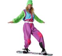 dressforfun® Déguisement rétro combinaison de ski années 80 90 - L