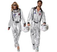 dressforfun® Déguisement unisexe d'astronaute argenté - S