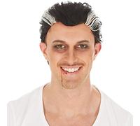 dressforfun Perruque de Comte Dracula | noir | sorcier démon halloween carnaval