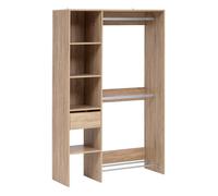 Vente-unique Dressing 5 five simply smart - 2 penderies effet chêne naturel