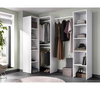 Dressing d'angle - L225 cm - Blanc - FERDINAND