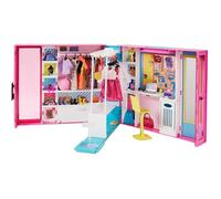 Dressing Deluxe - Barbie - Transportable - 4 tenues - 25 accessoires - 100% recyclable