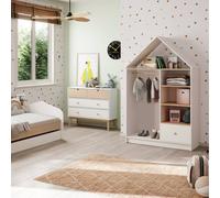 Dressing Ouvert Forme Maison - Gamme Léonie White TU
