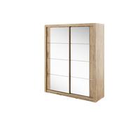 Dressing penderie 180 cm avec miroir - NELIO