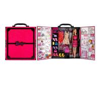 Dressing pour poupée transportable - Accessoires de mode BARBIE - Rose