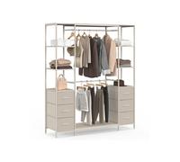 IDMarket - Dressing double penderie + double colonne UTAH