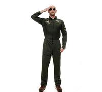 dressmeup - Costume homme pilote combattant Airforce M-052 taille M/L