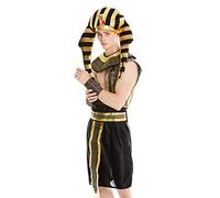 dressmeup - M-0028-S/M Costume homme carnaval halloween Ramses Egyptien pharaon Taille S/M