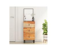 vidaXL Buffet 3 tiroirs 40x33,5x75 cm Bois massif d'acacia