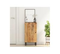 Vidaxl Buffet Avec Porte 40x31x75 Cm Bois Massif De Manguier Marron