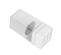 DRESSOOS 1 Pc Arbre De Broyeur Lampe à Ongles Uv Pousse-ongles Poignée Forets à Ongles Ted Trousse à Outils Pour Ongles Pressés Lime à Ongles Bébé Ponçage Para Clou Acier Inoxydable Blanche