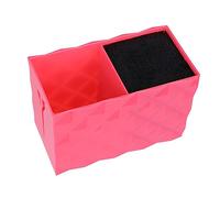 DRESSOOS 1 Pc Boîte à Douilles Ciseaux Titulaire Support De Stockage De Barbier Tondeuse Porte-peigne Support De Peigne à Ciseaux Organisateur De Coupe De Cheveux Plastique Rose