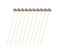 DRESSOOS 10 Bâtonnets Diffuseurs en Rotin pour Parfum Naturel, Design Fleur, 10 Pièces, pour Diffuseur D'huile Essentielle, pour Salle de Bain et Chambre