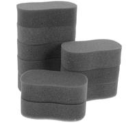 DRESSOOS 10 Pièces brosse à cheveux éponge brosse éponge pour les cheveux voiture éponge noire hair charms hair toppers plumeau de cou de salon éponge plumeau pour coupe de cheveux Black