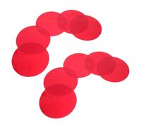DRESSOOS 10 Pièces Film Diffuseur Lumineux Autocollant Rondes de Correction Couleur Chaude Film Dimmer pour LED Plafonnier Améliore Ambiance et Protection Visuelle