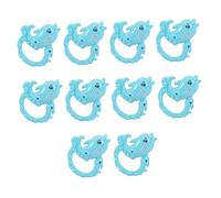 DRESSOOS 10 Pièces hochet dauphin toys toys plush plush plush edutoy bebe jouets hochet à main hochets à main pour bébé hochet en plastique pp