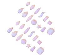 DRESSOOS 100pcs Strass pour Ongles en Zircon Pourpre à Plat Design Brillant pour Manucure DIY et Décoration de Carnet