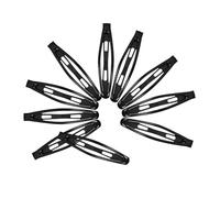 DRESSOOS 10pièces Barrettes Noires Snap Pour Filles Pack De Clips Cheveux Accessoires Pratiques Pour Garçon Fille Et