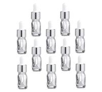 DRESSOOS 10pièces Bouteilles Pipette Transparentes Rechargeables Pour Huile Essentielle Flacons Avec Compte-gouttes Pour Aromathérapie Et Cosmétique