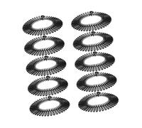 DRESSOOS 10pièces Peignes à Cheveux Extensibles Plastique Flexible Pour Chignons Et Perruques Confortable Et Ajustable Pour Sport Élégantes