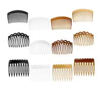 DRESSOOS 12 Pièces Peignes Latéraux Plastique Vintage pour Cheveux Accessoires de Mariage et Chignons Fixation Stable et et Filles Dents Fines