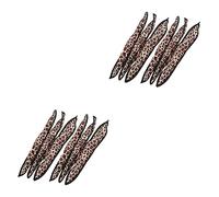 DRESSOOS 12pièces Cheveux Mousse Avec Motif Léopard Outils De Coiffure Pour Ondulations Naturelles Pour Femmes Et Filles