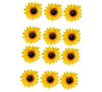 DRESSOOS 12pièces Épingles à Cheveux Design Tournesol Clips Chic Pour Coiffure Et Décoration De Cheveux