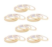 DRESSOOS 18 Rouleaux De Ruban De Masquage Pour Nail Art Peeling Solide Gel De Polissage Stylo Base De Kit De Couture Autocollant Ruban Électrique Ruban De Plomberie Noir
