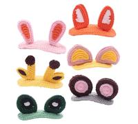 DRESSOOS 1ensemble Set De Barrettes à Cheveux Pour Accessoires Avec Oreilles Animaux Renard Laveur Lapin Escargot