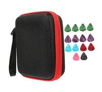 DRESSOOS 1ensemble Set De Médiators avec Pochette De Rangement pour Guitare Aléatoires Et Pratique pour Musiciens