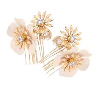 DRESSOOS 1paire Peignes à Cheveux Rhinestones Pour Mariage Accessoire Élégant Pour Mariée Et Demoiselles