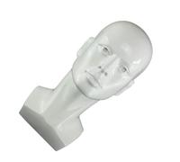 DRESSOOS 1pièce Mannequin Tête Homme Lisse Support Perruque Coiffure Chapeau Multi-usage Salon Esthétique