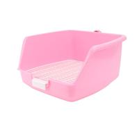 DRESSOOS 1pièce Toilette Mini pour Lapin Bac à Urine pour Cage Animal De Compagnie Accessoire Pratique pour Élever des Animaux Que Lapins Et Cobayes