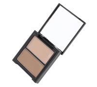 DRESSOOS 2 disque de réparation mascara tube tache sur les sourcils teinture des sourcils lumière trois makeup kit make up kit setting powder ombre plus claire poudre pressée éclaircissante