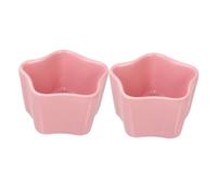 DRESSOOS 2 Pièces Bol en Céramique pour Hamster Chien Plat d'eau Bol De Nourriture pour Lapin Bols De Gerbille Bol d'eau Lapin Plats De Nourriture De Hérisson pour Chat Cage Rat Rose