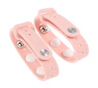 DRESSOOS 2 Pièces Bracelet Anti-nausées de Voyage Réglable en Silicone Rose | Croisière et Avion, Portatif, pour Femmes Enceintes et Garçon et Filles