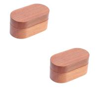 DRESSOOS 2 Pièces étui pour médiator Choix de Jazz étui à Guitare médiators médiator de Guitare mené Support de médiator pour Guitare Cas étuis pour médiator Porte-médiator Bois Massif