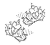 DRESSOOS 2 pièces Peigne Couronne pour Garçon Fille Diadème Miniature Élégant avec pour Filles Accessoire de Coiffure Pratique et Légèrement Maintenu pour Spectacles et Compétitions de