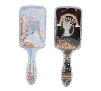 DRESSOOS 2 Pièces Peigne D'airbag De Dessin Animé Curl Éponge De Rangement Pour Accessoires Pour Cheveux Brosse à Cheveux Pour Brushing Brosse Démêlante Spray Démêlant Black Abdos