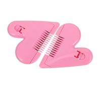DRESSOOS 2 Pièces Peigne De Coupe Peigne De Rasoir Tondeuse Amincissant Coupe De Cheveux En Forme De Coeur Rasoir r De r Cheveux Rose