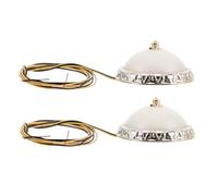 DRESSOOS 2 Pièces Plafonnier Miniature LED pour Maison de DIY pour Intérieur Design Élégant et Distinctif pour Décoration de Miniatures