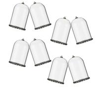 DRESSOOS 20 Pièces Mini Bouteilles en Verre pour Bricolage DIY, Flacons Délicats Faits Main Couvercle, Accessoires pour Créations de Bijoux et Décorations Artisanales