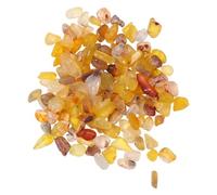 DRESSOOS 200g Graviers Décoratifs Irreguliers Jaune pour Aquariums Aquatiques Et Décoration De Pots De