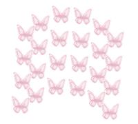 DRESSOOS 20Pcs Hairpin Edge Clip Children'S Hair Clips Hair Pins Wedding Hairpins Fabric Hair Clips Glitter Hair Clips Women'S Hair Clips Hollow Hair Clips Women'S Wigs Pink Embroidery