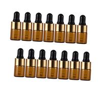 DRESSOOS 20pièces Flacons Verre Ambré Avec Pipette Bouteilles Pour Huiles Essentielles Et Aromathérapie Pratiques Et Étanches Idéales Pour Voyage Et Échantillons