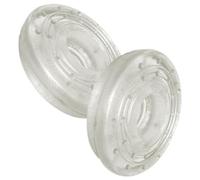 DRESSOOS 2pcs Coussin D'extrémité en Caoutchouc pour Barre de Traction de Porte Fixation Antidérapante et Installation Facile pour Entraînement Musculaire à Domicile