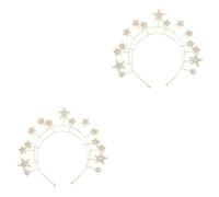 DRESSOOS 2Pcs -Tête Étoile Coiffes De Mariage Coiffe Étoile Mariage Bandeau De Mariée Accessoires De Cheveux De Mariage Pour Mariées Bandeau De Mariée Coiffe De Mariage Coiffes De Mariée