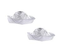 DRESSOOS 2pièces Cape De Coiffure Blanc Avec Peignes Pour Salon Et Usage Domestique Tablier De Coupe Et Pratique Et Facile à Nettoyer